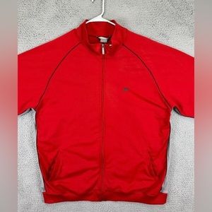 vintage 90s Nike red/black zip up jacket